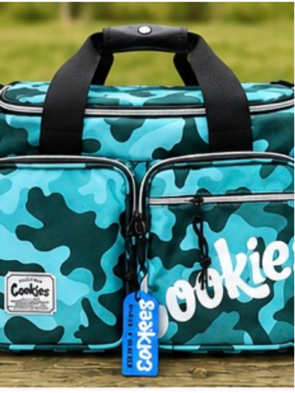 Cookies Heritage Smell Proof Duffle Bag Mint Camo 48L NWT